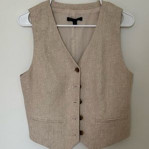 Banana Republic linen vest